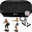 Lifepro HexaPlate Lite Vibration Plate Exercise Machine with Magnetic Acupoints - Full Body Vibration Platform for Beginners and Recovery - Lymphatic Drainage Massager for Muscle Toning and Fitness