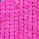 Premium Quality Artificial Marigold Flower Garlands 5 Feet Long Each for Parties Indian Weddings Theme & Home Decoration Photo Prop Festival (Color : Pink) (Pack of 5)