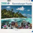 Ravensburger - A Dive in The Maldives - 2000 Piece Jigsaw Puzzle - Stunning Imagery - Beautiful & Intricate - Unique View of an Undersea World - Premium Quality - Puzzles for Adults