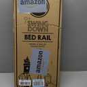 Regalo Swing Down Toddler Bed Rail Guard, NO Tools Required, Bed Rail for Toddlers with Patented Gap Guard, Toddler Bed Rail, Fits Twin, Full & Queen Beds, Bed Safety Rail for Kids Bed, 43 Long