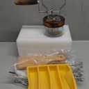 TeeMars Butter Churner - Upgraded Hand Crank Mason Jar Butter Churn, 34oz Butter Churn Kit with 14 Recipe, Butter Paddle, Butter Mold with Lid, Cheese Cloth, Anti-slip Mat, Homemade Butter in 15Min