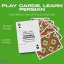 Persian Lingo Playing Cards | Travel Flashcards | Learn Persian Vocabulary in A Fun & Easy Way | 52 Essential Translations (Medium)