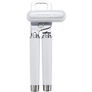 KitchenAid Gourmet Multifunction Can Opener / Bottle Opener, 8.36-Inch, White