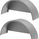 2 Pack Single Axle Trailer Fenders with Fenders Backs,Fits for 14to 16 Wheels - 32 x 9 x 15 Trailer Fenders Replacement for Car Hauler Trailer,Cargo Trailer,Utility Trailer,Landscape Trailer