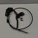 ZTZ 4-Piston Internal Routing Hydraulic Brake Set, Front 850mm and Rear 1600mm Hydraulic Disc Brake for eBike Mountain Bike,Pre-Bled Hydraulic Brake Kit with Mounting Adapter (Only Front)