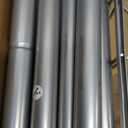 Corner Shower Caddy Tension Pole: 4tier adjustable Rustproof Bathroom Organizer Shelves  Bathtub shampoo rack 43.5120 inch