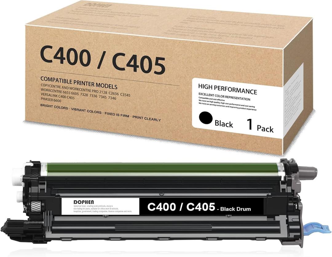 Versalink C400/C405 Drum Unit 1 Pack 108R01121 Black Imaging Drum Replacement for Xerox Phaser 6600 6655 Versalink C400 C405 WorkCentre 6655 6605 7328 7336 7345 7346 Printer