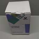 IMIPAW Automatic Cat Feeder, 3L Timed Pet Dry Food Dispenser with Clog-Free Design, Programmable, Dual Power Supply, Desiccant Bags, Auto Feeder for Cats, 1-6 Meals Per Day, with Stainless Steel (White Black)