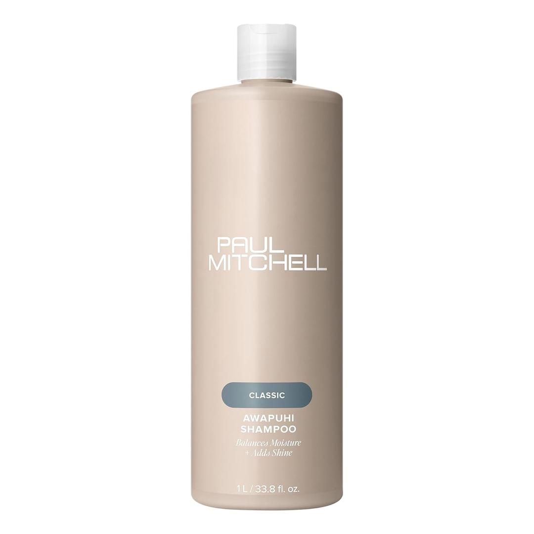 Paul Mitchell Awapuhi Shampoo, Balances Moisture + Adds Shine, For All Hair Types, Especially Fine + Static-Prone Hair