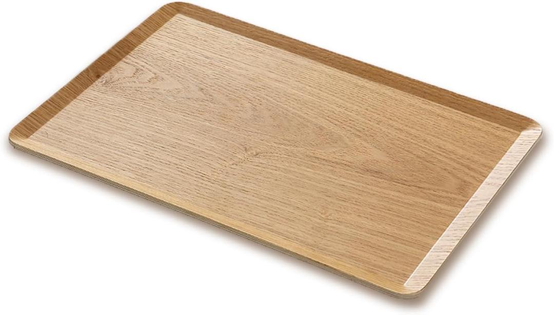 Wooden Trays for Eating, Decorative Serving Trays for Party, Great for Tea Tray, Bar Tray, Breakfast Tray - 6 x 11 Inch
