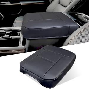 Center Console Cover for 2023 2024 2025 Ford F250 F350 F450 F550 Bucket Seat Console, Scratch-Resistant Armrest Cover for 2023 2024 2025 Ford Super Duty Interior Accessories (Bucket Seat Only)