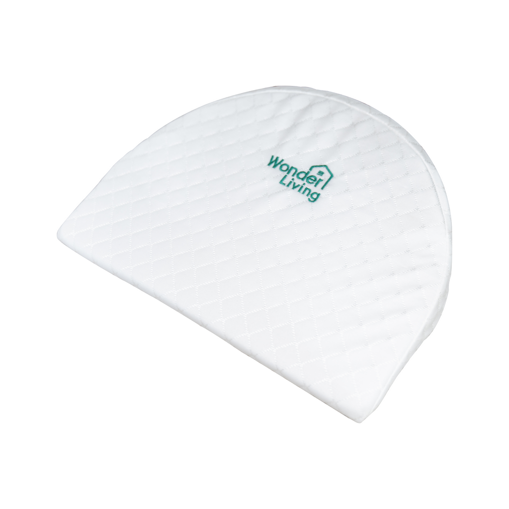 Wonderliving 15 Degree Wedge Pillow for Newborn Waterproof and Removable Cover