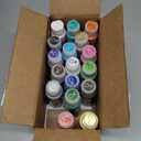 FolkArt Gloss Finish Acrylic Enamel Craft Set Designed for Beginners and Artists, Non-Toxic Formula Perfect for Glass and Ceramic Painting, , 32 Ounce, 16 Count (Pack of 1)