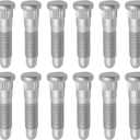 12 Pcs M14x1.5 Front or Rear Wheel Lug Stud Replacement for Chevrolet Silverado Tahoe Express GMC Sierra Yukon Cadillac Hummer 10-428, 11588810, 15037207, 15112380, 15718996