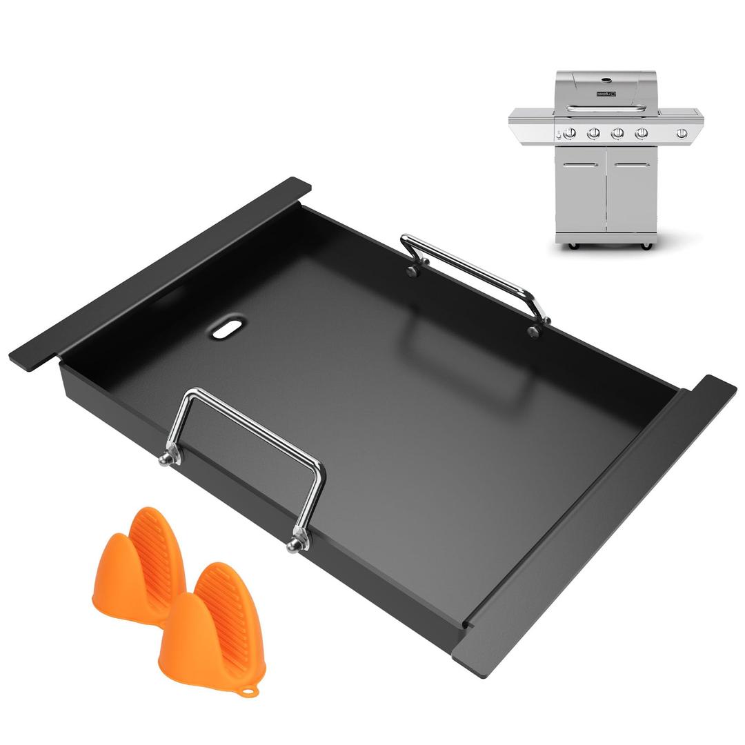 Half Size Griddle for Nexgrill Replacment Parts 4 Burner 720-0830H 720-0549 720-0670C Flat Top Griddle for Nexgrill Parts 5 Burner 720-0888S 720-0888N Carbon Steel Plate for Ninja FlexFlame PG300