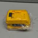 220W Power Inverter Compatible with Dewalt 20V Battery, DC 20V to AC 110V Portable Power Station with 1 AC Outlet, 2 USB Ports & 1 Type-C Fast Charging, 400LM LED Work Light (Yellow)