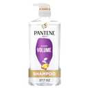 Pantene Shampoo, Sheer Volume - 72-Hour Fullness, Lightweight Nourishment with Pro-Vitamin B5 + Antioxidants, Fine, Thin, Color-Treated Hair, Paraben Free, Remove Build Up for Body & Shine, 27.7 Fl Oz