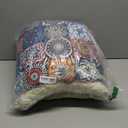 Cotton Sofa Cover, Non Slip Couch Cover for Dogs Washable for 3 Cushion Couch Sofa Pet Friendly (Blue, 27.6" x 59.1")