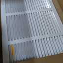 30x10 Frameless Return Air Grille, 0.7cm Slim Steel Vent Cover, 30''Wx10''H [Duct Opening]