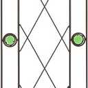 Arcadia Garden Products TR02 Arched Garden Trellis, 5' x 10", Black