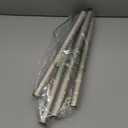 Thestoa Brushed Nickel Shower Curtain Rod Adjustable 43-78 inch, 1"Diameter Spring Tension Curtain Rod No Drill, Anti-Rust Non-Slip Shower Rod for Bathroom Tension Rod