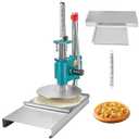 VEVOR Manual Pizza Dough Press Machine, 9.5inch/24cm Household Pizza Pastry, Stainless Steel Pizza Presser, Commercial Chapati Sheet Pizza Crust Press Plate, Height Adjustable Pizza Forming Machine