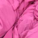 Outpain 6 Pack Spandex Hot Pink Round Tablecloths for 60in Tables, 120Inch Stretchy Fitted 5FT Round Table Clothes,Wrinkle Free Table Cover with Skirt for Wedding Party Dining Banquet