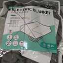 Electric Heated Blanket 72"x84" Full Size - Soft Warm Coral Fleece, 4 Heat Levels, 10 Hours Auto-off, Machine Washable with Overheat Protection, Dark Gray