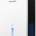 KeepGlad Dehumidifier, 98OZ Dehumidifiers for Home, Humidity Display, Silver