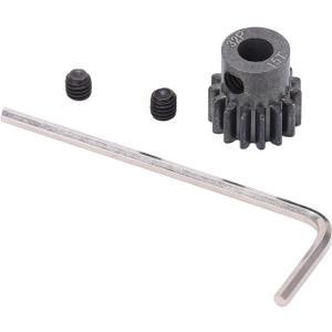 SUNGOOYUE RC Car Pinion Gear Set, 15T 0.8 Mod Metal Pinion Motor Gear Compatible with ARRMA Granite 1/10 Remote Control Car Series