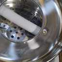 Euro Cuisine FS2500 Electric Food Steamer, Versatile Vegetable Steamer & Steam Cooker Ideal for Fish, Veggie, Meat, Stainless Steel 1200 Watts