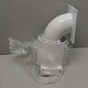 Dryer Vent Cover 4 inch with UV RESISTANT - Outdoor Dryer Vent Cover Natural Energy Saving, Dryer Vent Seal for Home Exterior (White)