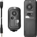 Pixel 2.4GHz Digital Wireless Remote Control S2 Remote Shutter Release for Sony A58 A68 A1 A9 A7 A7II A7R A7RII A7S A5000 A5100 A6000 A6300 A6400 A6500 A6600 RX100II HX300 HX400 HX400V HX50V HX90 RX10