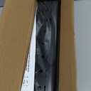 HEMUDU Single Tall Desk Monitor Arm Mount Stand Fit for 27 inch to 42 inch Flat Curved Computer Screen with Swivel, Height Adjustable, Rotation,Holds up to 77lbs, Black