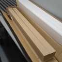 Art3d Premade Board and Batten Paintable Wainscoting Kit, MDF Accent Wall Panel for Kitchen Bedroom Living Room Home Decor Covers 189 x 54 in. Molding Trim Slat with Edge Strip (Log Color)