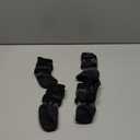 Waterproof Grip Dog Shoes,Anti-Slip Dog Socks Boots,Zipper Dogs Booties Paw Protectors for Hardwood Floor,Indoor and Outdoor for Small Medium Large Dogs Grey (Size 4)