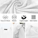 Women Eyelet Tops Casual Ruffle Long Sleeve Shirts Crew Neck Lace Embroidered Blouses Fall Outfits 2025 (Black)