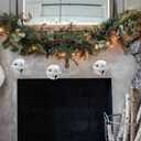 Nature Vibe Metal Christmas Bells Set of 3,Handpainted Large Jingle Bells for Rustic Christmas Ornaments,Sleigh Ringers with Jute as White Holiday Decor or Woodland Ornaments