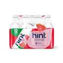 Hint Water Watermelon (Pack of 12), 16 Ounce Bottles, Pure Water Infused with Watermelon, Zero Sugar, Zero Calories, Zero Sweeteners, Zero Preservatives, Zero Artificial Flavors