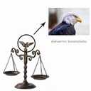 Libra Decor: Vintage Justice Scales, Table Decor (13.38" H)