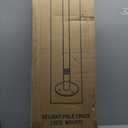 EXCELLO GLOBAL PRODUCTS Premium String Light Poles - 2 Pack - Extends to 10 Feet Deck Mount (Wood/Concrete)
