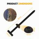 2 x 200PCS Nylon Universal Cable Tie Buckle Set  Automotive Zipper Clips and Zip Ties for Car Accessories, Heavy Duty Panel Fasteners with Pin & Button Design for Bumper, Door, Trim, Interior Repair