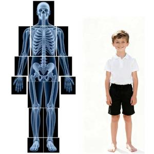 15 Pcs Human X-Ray Science Kit Tutorial Body Skeleton Xray Kit
