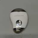 Electric Nail Clipper with LED Light & 3 Speeds, Fingernail Cutter and Polisher 2 in 1 Design, Nail Scraps Storage Rechargeable Safety Fingernail Trimmer for Baby Seniors and Adult, Whit