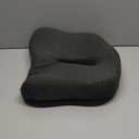 Memory Foam Seat Chair Cushion for Relieves Back Sciatica Pain Tailbone Pain Coccyx Degenerating Disc Orthopedic Osteoarthritis Prostate Cushion Low Back Pain Cushion Hip Shaping (Dark Gray)