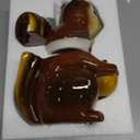 Bico Squirrel 8 inch Air Tight Cookie Jar, Hand Painted Ceramic Container, Dishwasher Safe