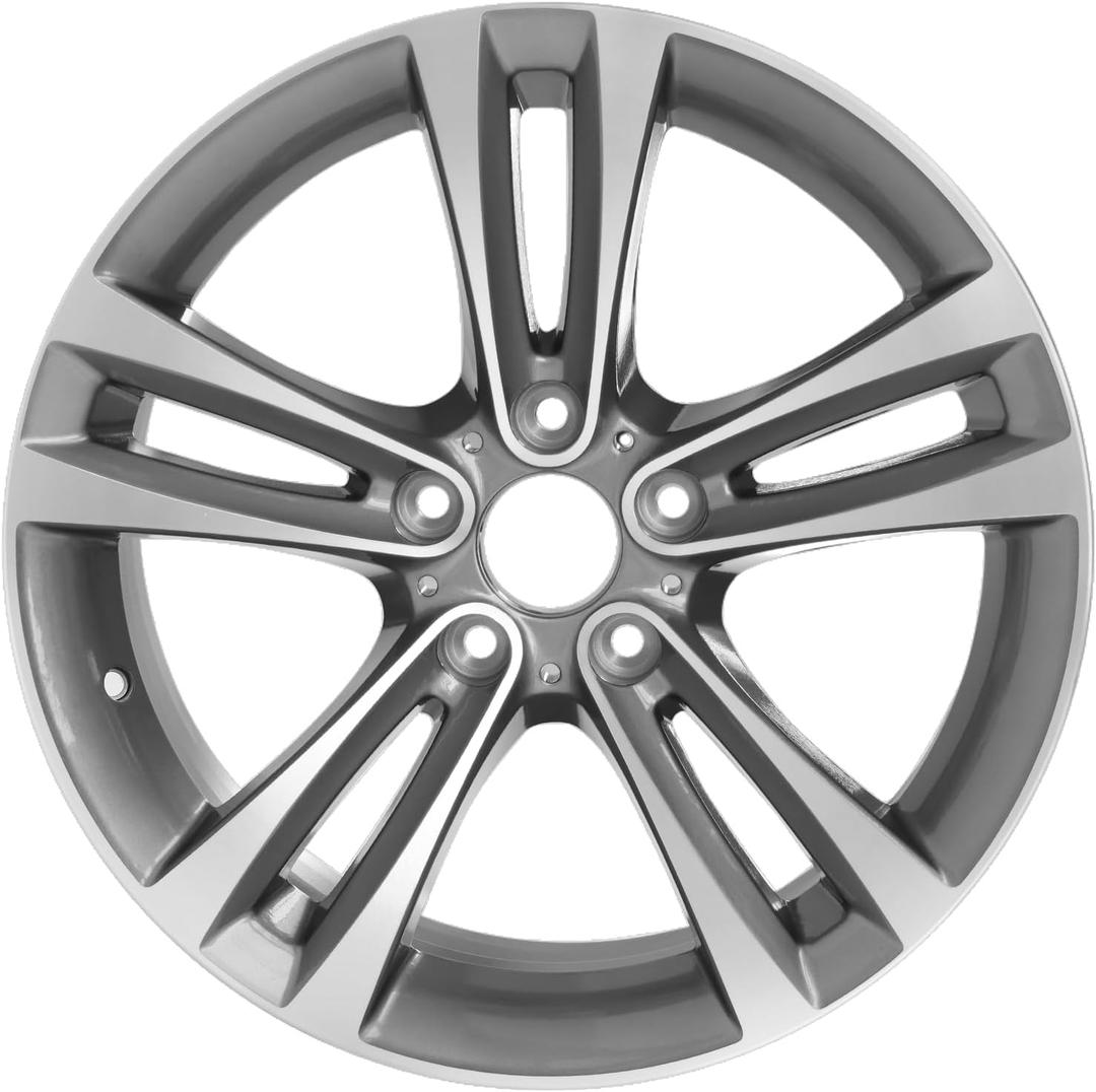 18" X 8" Wheel Rim Fits for BMW 3 Series 4 Series OEM Design Wheel 18" 18x8 Machined Grey 2012-2020 Single Replacement Rim