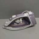 T-Fal Virtuo Steam Iron for Clothes with Retractable Cord, Portable Iron and Steamer for Clothes, Ceramic Nonstick Soleplate, 1500 Watts, Anti-Drip, Auto-Off, Scratch Resistant, Grey