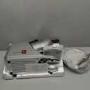 Snow Cone Machine Shaved Ice Machine Ice Crusher with Stainless Steel Blade Kitchen Electric for Shaved Ice and Snow Cone (300W 2000r/min) Also Comes with a Free Ice Pick and Ice Cube Tray