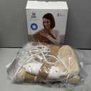 BOB AND BRAD Weighted Heating Pad with Far Infrared Therapy, FSA Eligible Electric Heating Pad for Back Neck Shoulders Pain Relief, Gift for Women Men, ETL Certified & HSA Eligible 2.4lbs 12"x24", Brown 